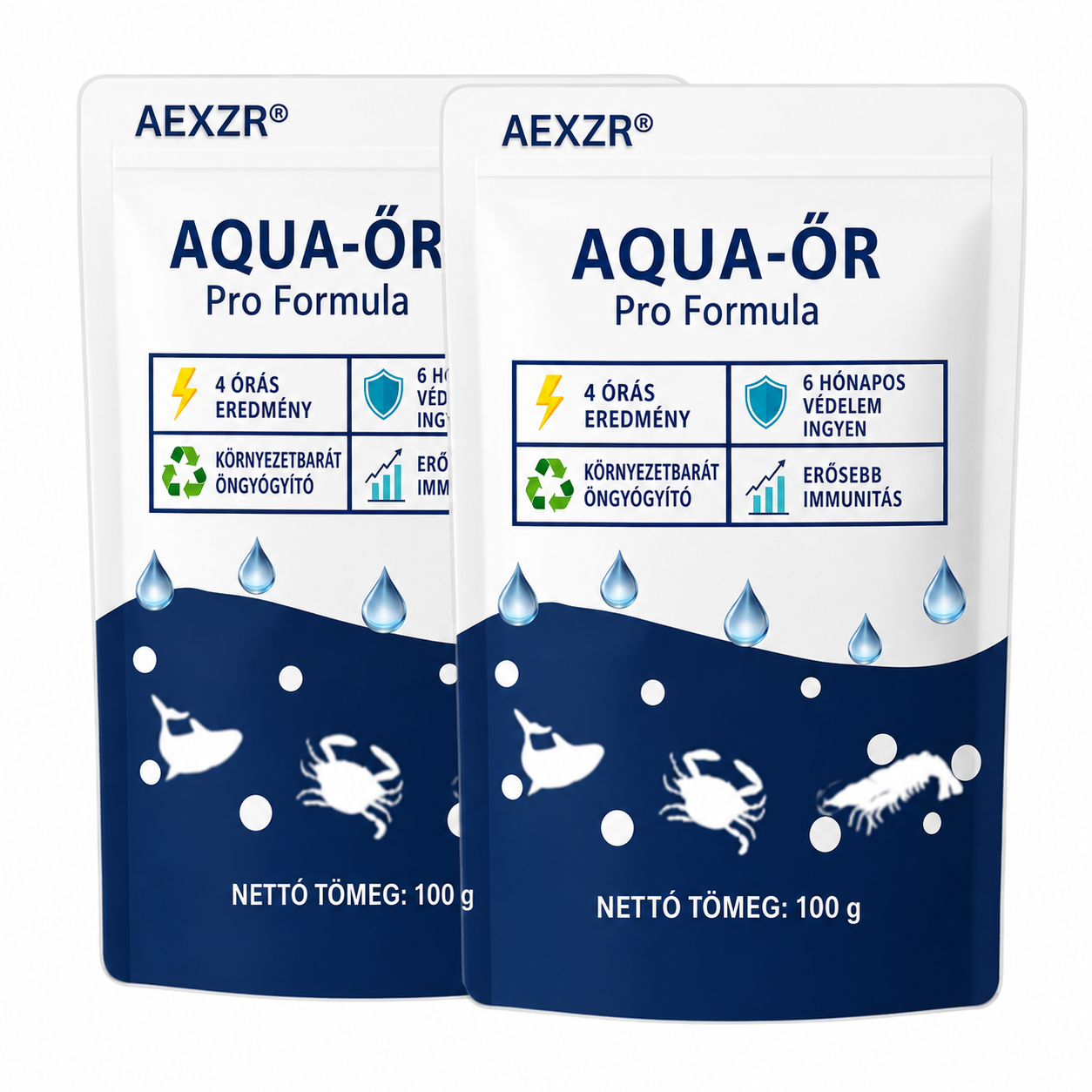 ✨ Zöldből tiszta egyetlen éjszaka alatt! | ⏱️ Kristálytiszta 24 órán belül! | AEXZR® Aqua-Or Pro Formula