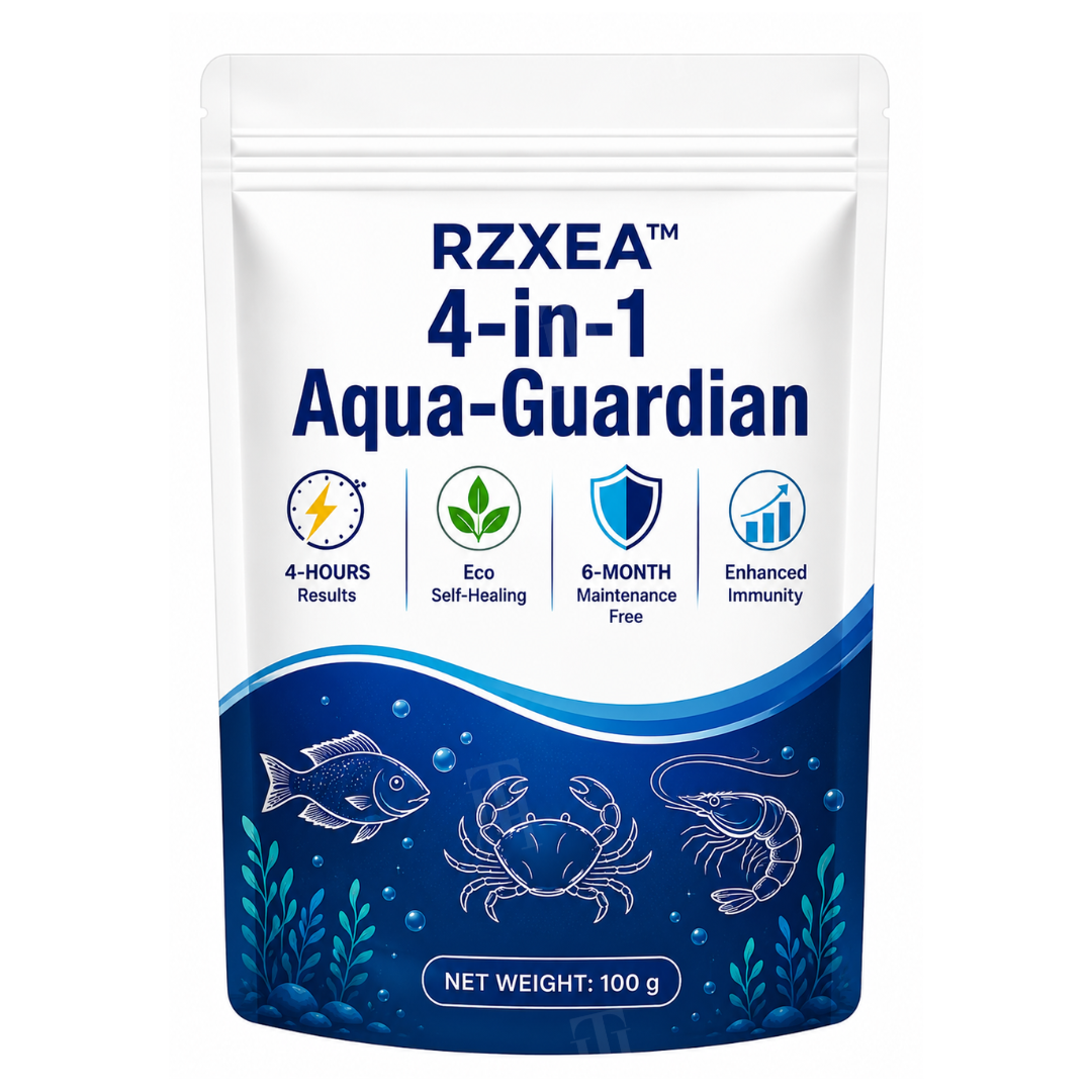 🌟 Official Store | 💧 End Green Pond Panic — RZXEA™ 4-in-1 Aqua-Guardian Pro Powder for Clearer Water, Less Muck & Easier Pond Care