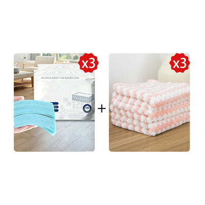 🔥 50% OFF | 4-in-1 Streak-Free Floor Cleaning Sheets - Instant Grime & Odor Removal ✨