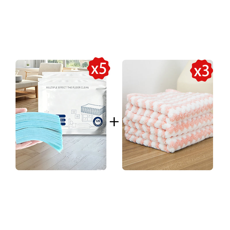 🔥 50% OFF | 4-in-1 Streak-Free Floor Cleaning Sheets - Instant Grime & Odor Removal ✨