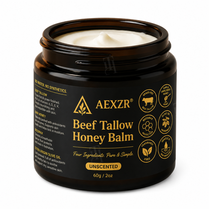 AEXZR® Beef Tallow Honey Balm