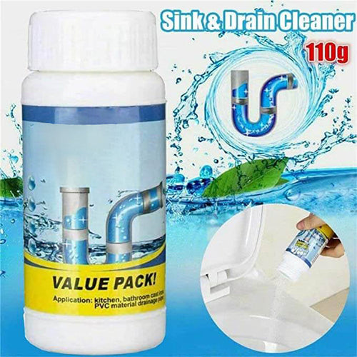 ✨ Ultimate Fast-Acting Drain Cleaner | Dissolves Hair & Clogs Instantly 💧