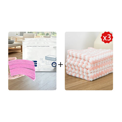 🔥 50% OFF | 4-in-1 Streak-Free Floor Cleaning Sheets - Instant Grime & Odor Removal ✨