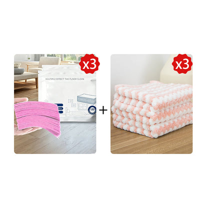 🔥 50% OFF | 4-in-1 Streak-Free Floor Cleaning Sheets - Instant Grime & Odor Removal ✨