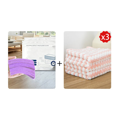 🔥 50% OFF | 4-in-1 Streak-Free Floor Cleaning Sheets - Instant Grime & Odor Removal ✨