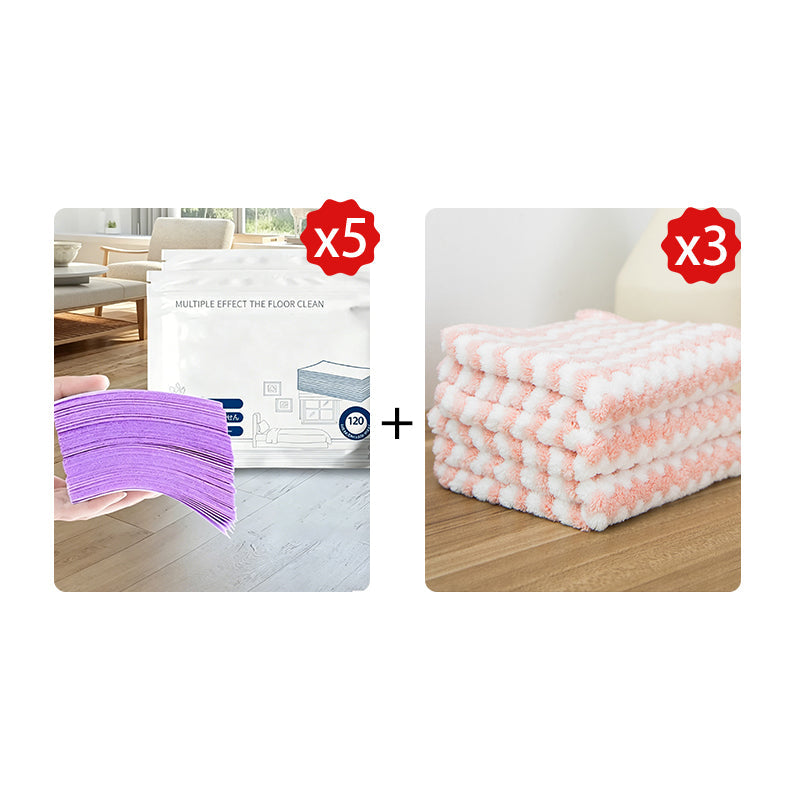 🔥 50% OFF | 4-in-1 Streak-Free Floor Cleaning Sheets - Instant Grime & Odor Removal ✨