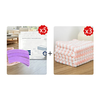 🔥 50% OFF | 4-in-1 Streak-Free Floor Cleaning Sheets - Instant Grime & Odor Removal ✨