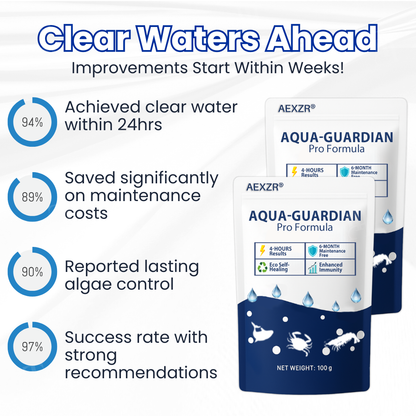 🌟 Official Store |⏱️ Crystal Clear in 24 Hours! | AEXZR® Aqua-Guardian Pro Formula