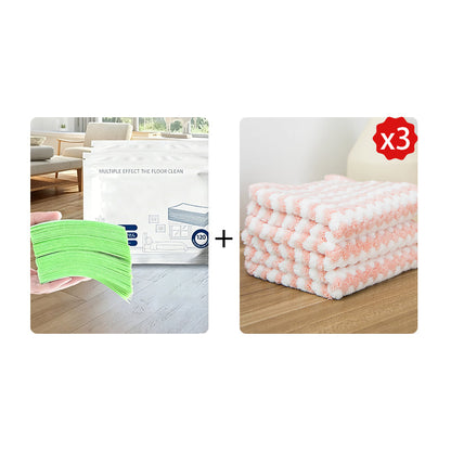 🔥 50% OFF | 4-in-1 Streak-Free Floor Cleaning Sheets - Instant Grime & Odor Removal ✨