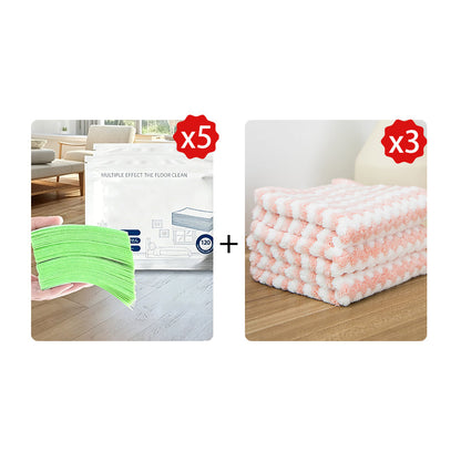 🔥 50% OFF | 4-in-1 Streak-Free Floor Cleaning Sheets - Instant Grime & Odor Removal ✨