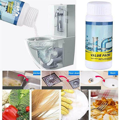 ✨ Ultimate Fast-Acting Drain Cleaner | Dissolves Hair & Clogs Instantly 💧