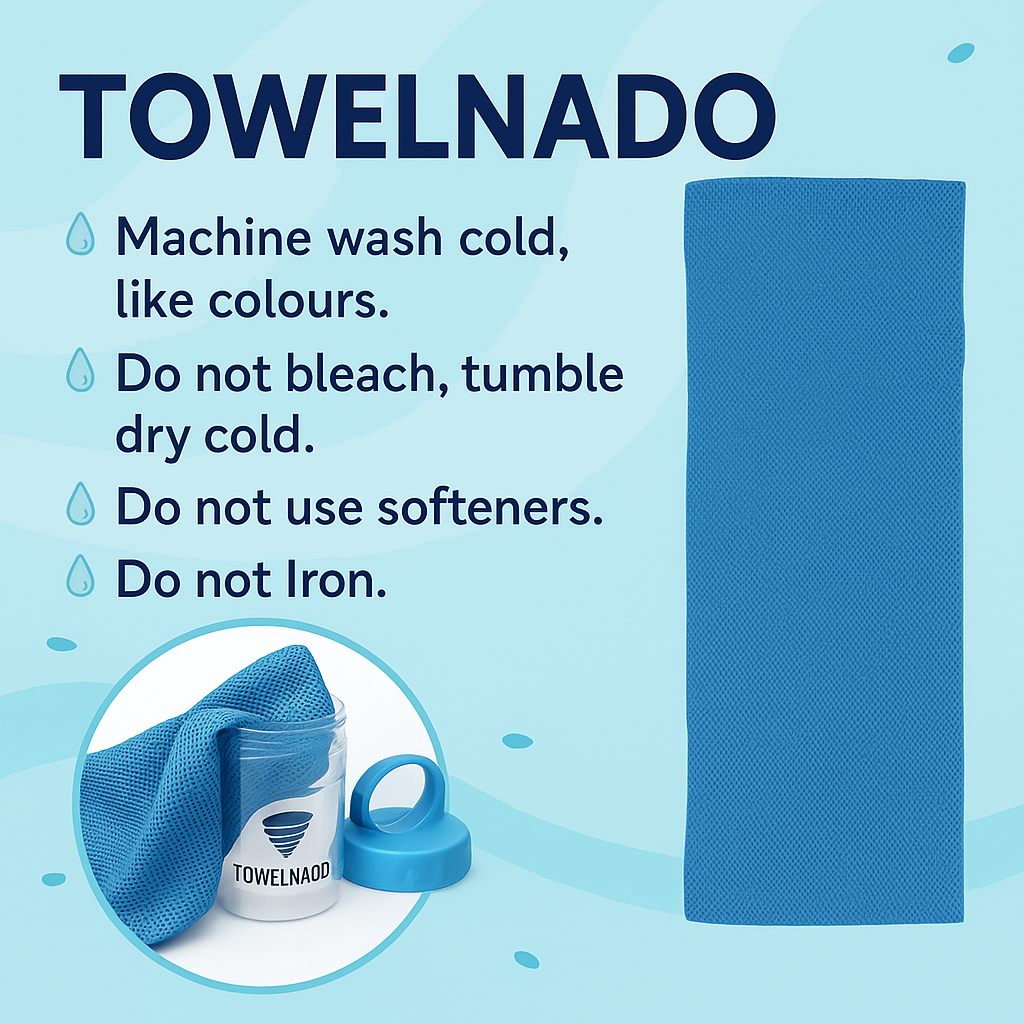 ✨ Ultimate Instant Cooling Towel | Breathable, Sweat-Absorbent & Long-Lasting Heat Relief ❄️