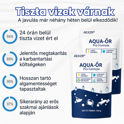 ✨ Zöldből tiszta egyetlen éjszaka alatt! | ⏱️ Kristálytiszta 24 órán belül! | AEXZR® Aqua-Or Pro Formula