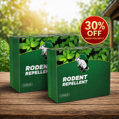 Keep Mice & Rats Away Naturally — 12 Ready-to-Use Peppermint Repellent Pouches
