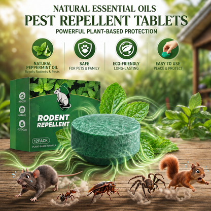 Keep Mice & Rats Away Naturally — 12 Ready-to-Use Peppermint Repellent Pouches