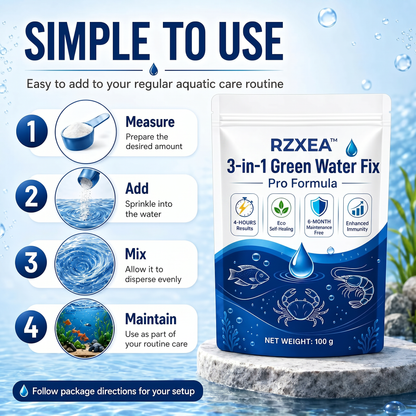 RZXEA™3-in-1 Green Water Fix