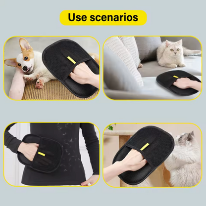 🏆 The Ultimate 2-in-1 Pet Hair Remover | Gentle Grooming & Deep Cleaning Glove for Dogs & Cats ✨