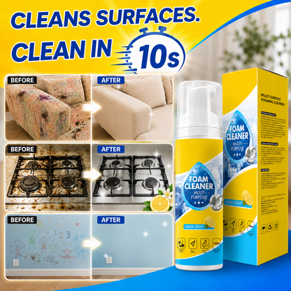 🔥⚡Limited Stock!!!-Last Day 60% OFF🔥 Foam No-Rinse Cleaner — Spray, Wipe & Done