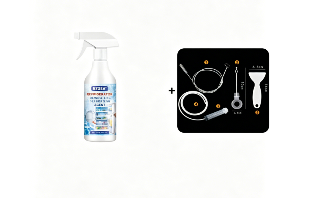 🧊 Buy 2 Get 1 Free | RZXEA™  Defrosting Spray for Fridge Freezer 🎁 Includes Free Spatula