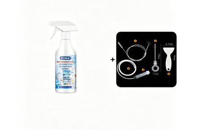 🧊 Buy 2 Get 1 Free | RZXEA™  Defrosting Spray for Fridge Freezer 🎁 Includes Free Spatula