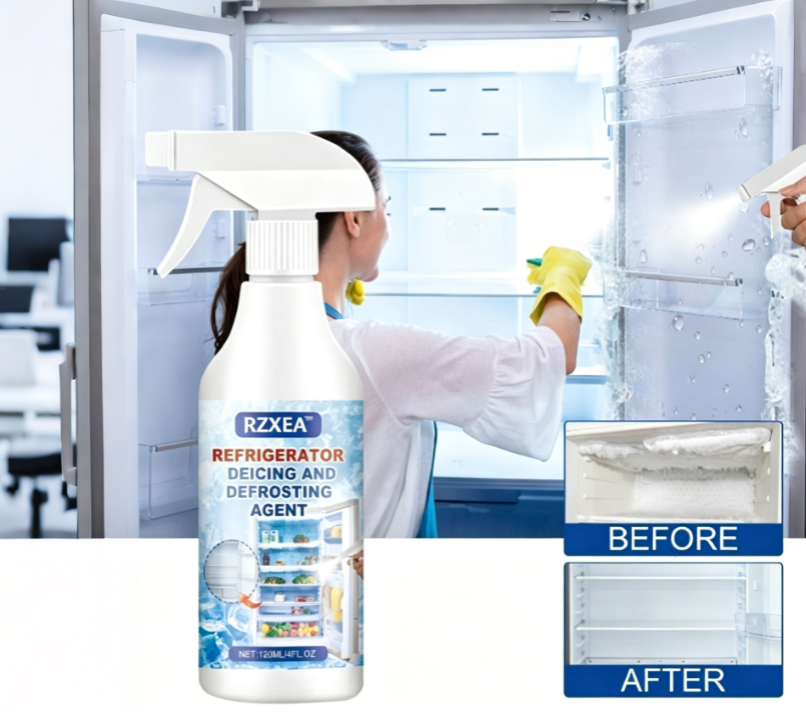 🧊 Buy 2 Get 1 Free | RZXEA™  Defrosting Spray for Fridge Freezer 🎁 Includes Free Spatula