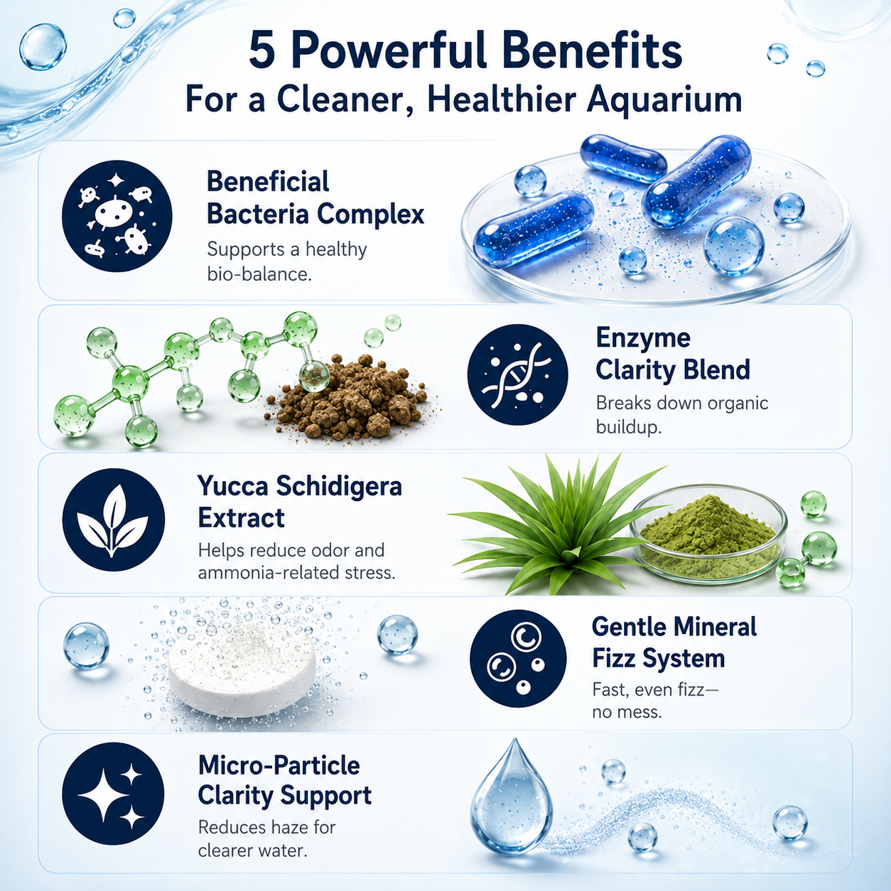 ClearTank benefits and ingredient support