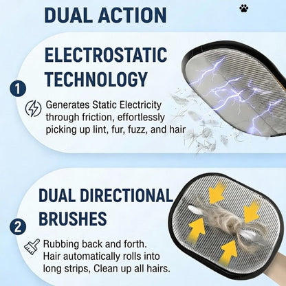 🏆 The Ultimate 2-in-1 Pet Hair Remover | Gentle Grooming & Deep Cleaning Glove for Dogs & Cats ✨