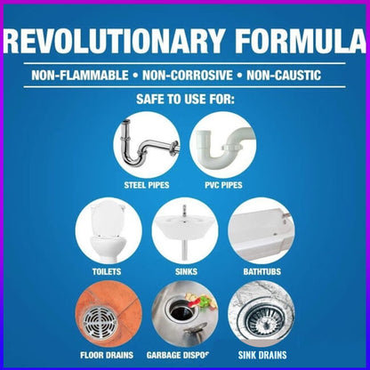 ✨ Ultimate Fast-Acting Drain Cleaner | Dissolves Hair & Clogs Instantly 💧