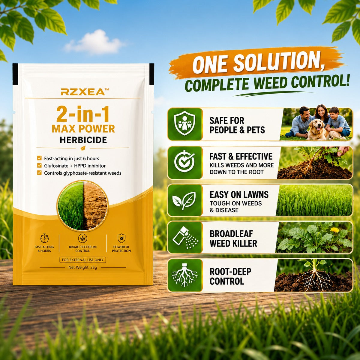 One solution complete weed control