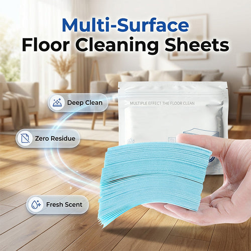 🔥 50% OFF | 4-in-1 Streak-Free Floor Cleaning Sheets - Instant Grime & Odor Removal ✨