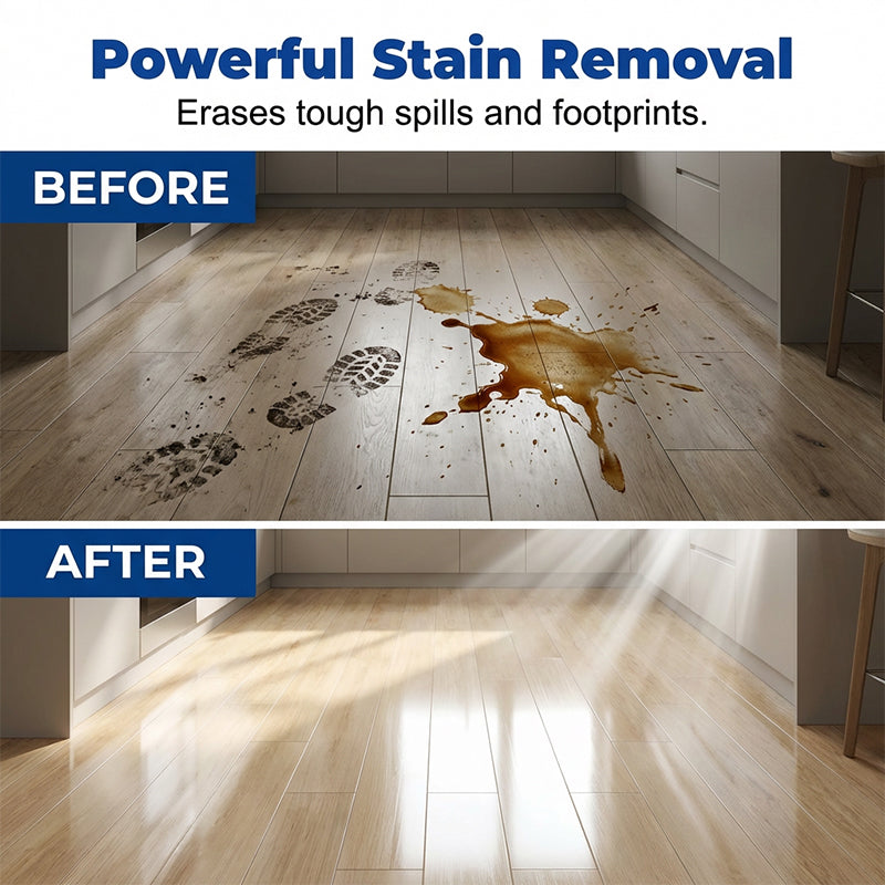 🔥 50% OFF | 4-in-1 Streak-Free Floor Cleaning Sheets - Instant Grime & Odor Removal ✨