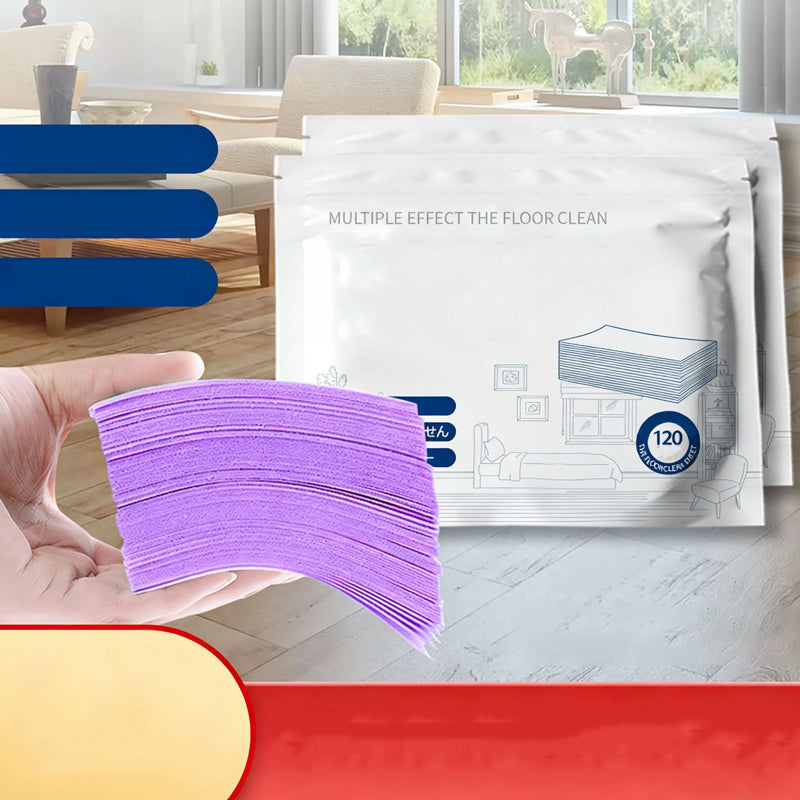 🔥 50% OFF | 4-in-1 Streak-Free Floor Cleaning Sheets - Instant Grime & Odor Removal ✨
