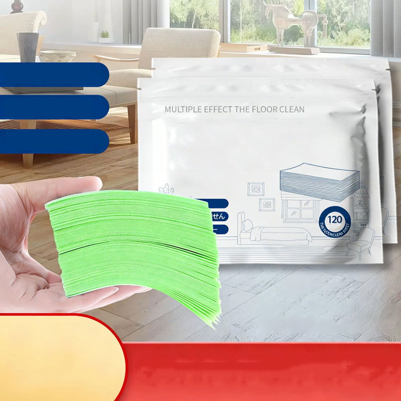 🔥 50% OFF | 4-in-1 Streak-Free Floor Cleaning Sheets - Instant Grime & Odor Removal ✨