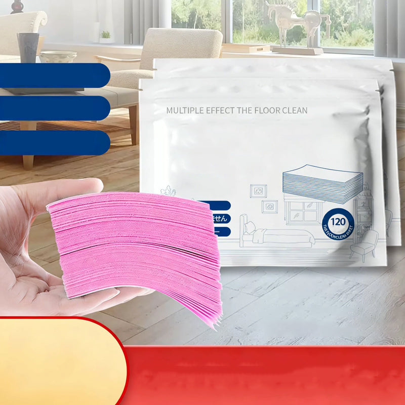 🔥 50% OFF | 4-in-1 Streak-Free Floor Cleaning Sheets - Instant Grime & Odor Removal ✨