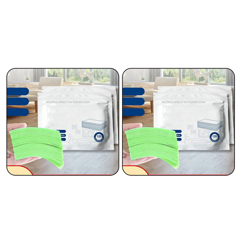 🔥 50% OFF | 4-in-1 Streak-Free Floor Cleaning Sheets - Instant Grime & Odor Removal ✨