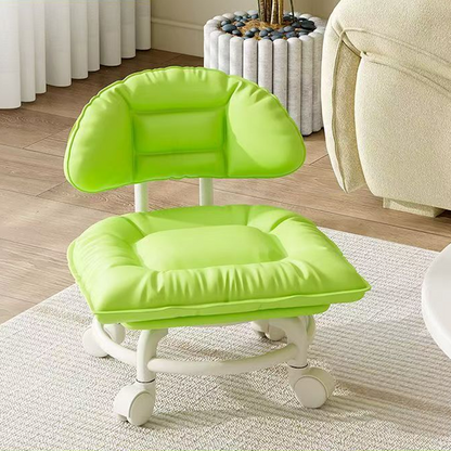 🪑60% OFF NOW! ⏰ Rolling Low Stool with Backrest – Padded seat & silent casters – Perfect for workshops, garages or studios – comfortable and mobile 🛠️✨
