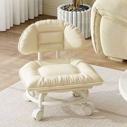 🪑60% OFF NOW! ⏰ Rolling Low Stool with Backrest – Padded seat & silent casters – Perfect for workshops, garages or studios – comfortable and mobile 🛠️✨