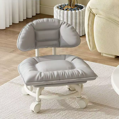🪑60% OFF NOW! ⏰ Rolling Low Stool with Backrest – Padded seat & silent casters – Perfect for workshops, garages or studios – comfortable and mobile 🛠️✨