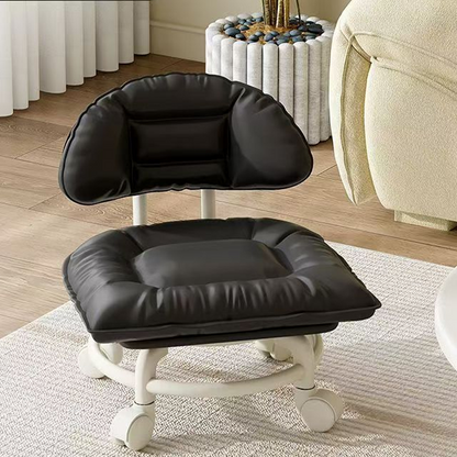 🪑60% OFF NOW! ⏰ Rolling Low Stool with Backrest – Padded seat & silent casters – Perfect for workshops, garages or studios – comfortable and mobile 🛠️✨