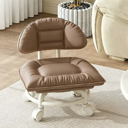 🪑60% OFF NOW! ⏰ Rolling Low Stool with Backrest – Padded seat & silent casters – Perfect for workshops, garages or studios – comfortable and mobile 🛠️✨
