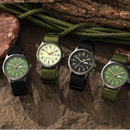 🎁2026 New Arrivals 50% OFF💥Men's Quartz Watch with Luminous Display – Dual Glow, 30M Water Resistant, Date Window 🕶️