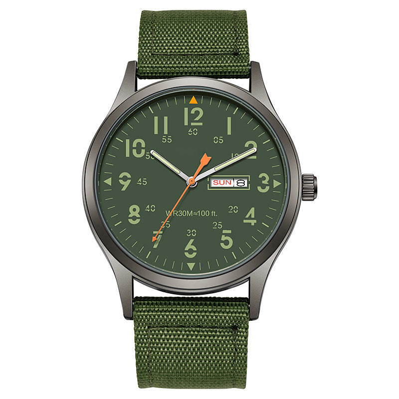 🎁2026 New Arrivals 50% OFF💥Men's Quartz Watch with Luminous Display – Dual Glow, 30M Water Resistant, Date Window 🕶️