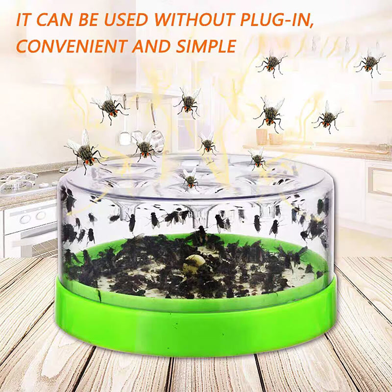 🛡️ Ultimate Reusable Fly Trap | Non-Electric, Safe & Highly Effective Outdoor Pest Control 🍃